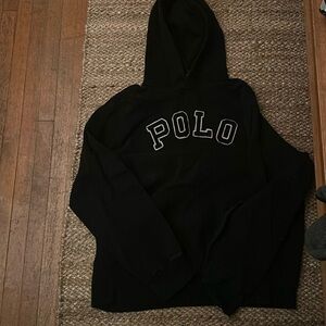 Teens size XXL black polo hoodie